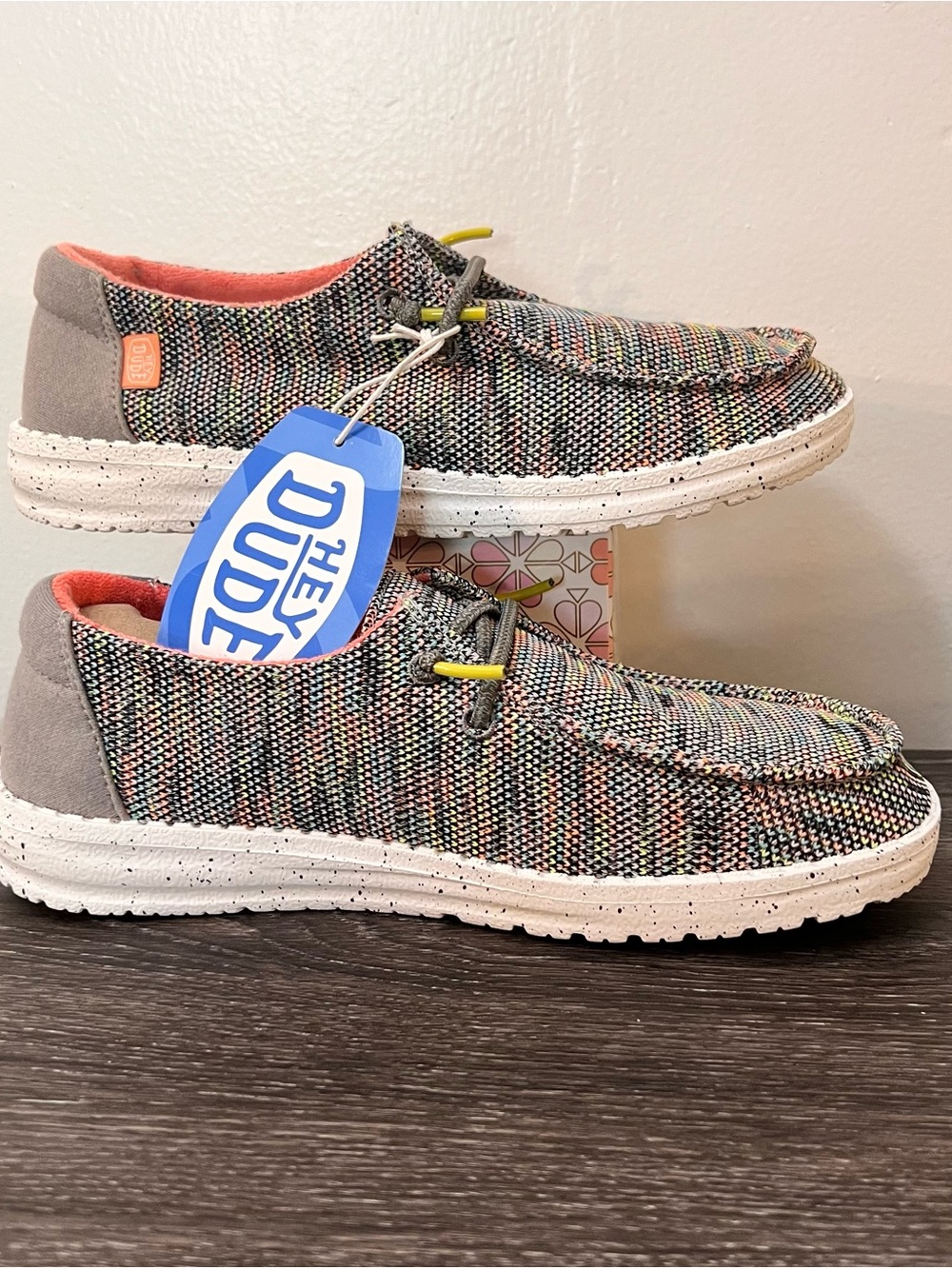 NWT Hey Dude Wendy Sox Peacock Pink